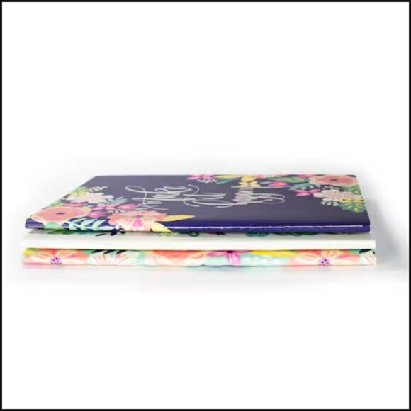 ❣️2/$36 NIP Steel Mill & Co. Mint Floral Stitch Notebook Set of 3 - Picture 3 of 9